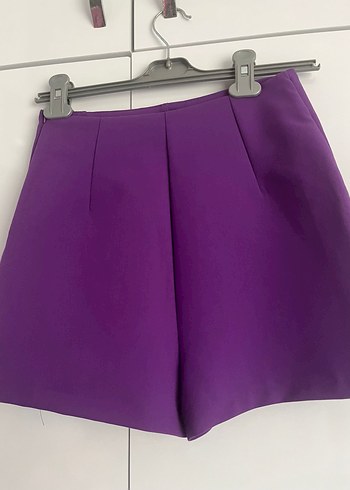 Mor Mini Etek - Görsel 2