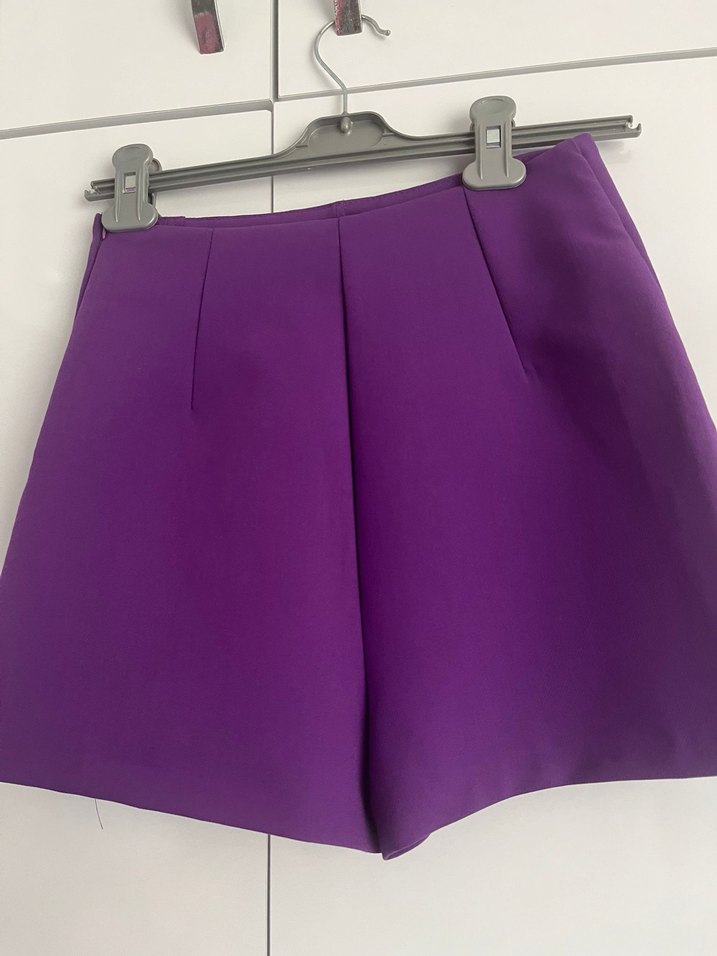 Mor Mini Etek - Görsel 2
