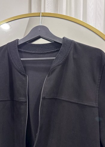 Siyah Kadın-erkek Midi Boy Sweatshirt - Görsel 3