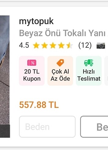 39 Beden beyaz Renk MYTOPUK BEYAZ ÖNÜ TOKALI KADIN BABET