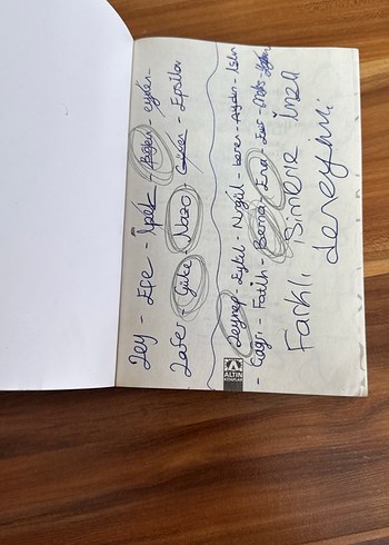 KIZIM SAYFANIN BAŞINDA VE SONUNDA KARALAMA YAPMIŞ  UYGUN FİYAT - Görsel 2