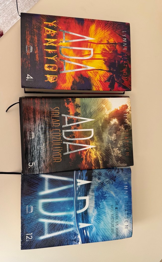 Üçlü Roman Seti - ada seti - Görsel 2