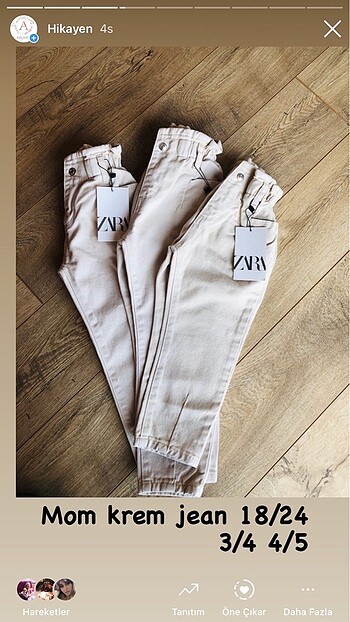 Zara mom jean