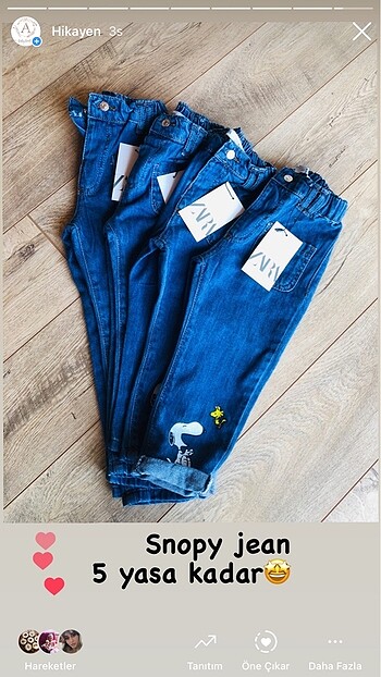 Snoopy mom jean
