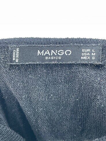 l Beden siyah Renk Mango Kazak / Triko %70 İndirimli.