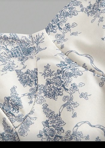 Kadın Beyaz Nakışlı Uzun Askılı Elbise - Görsel 3