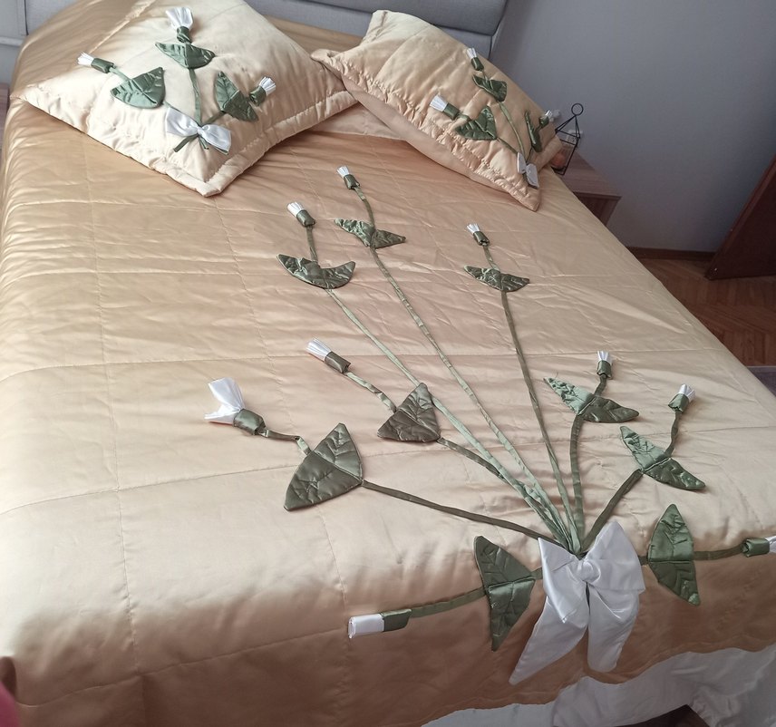 Saten Yatak Örtüsü - Görsel 3