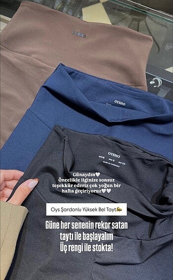 OYSHO ŞARDONLU TAYT ????