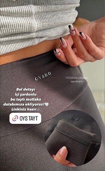 Oysho OYSHO ŞARDONLU TAYT