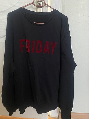 Oversize baskılı sweatshirt