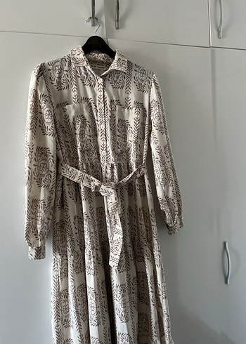 Keten elbise - Görsel 5