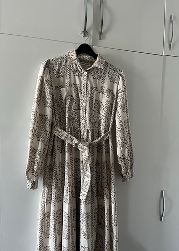 Keten elbise - Görsel 6