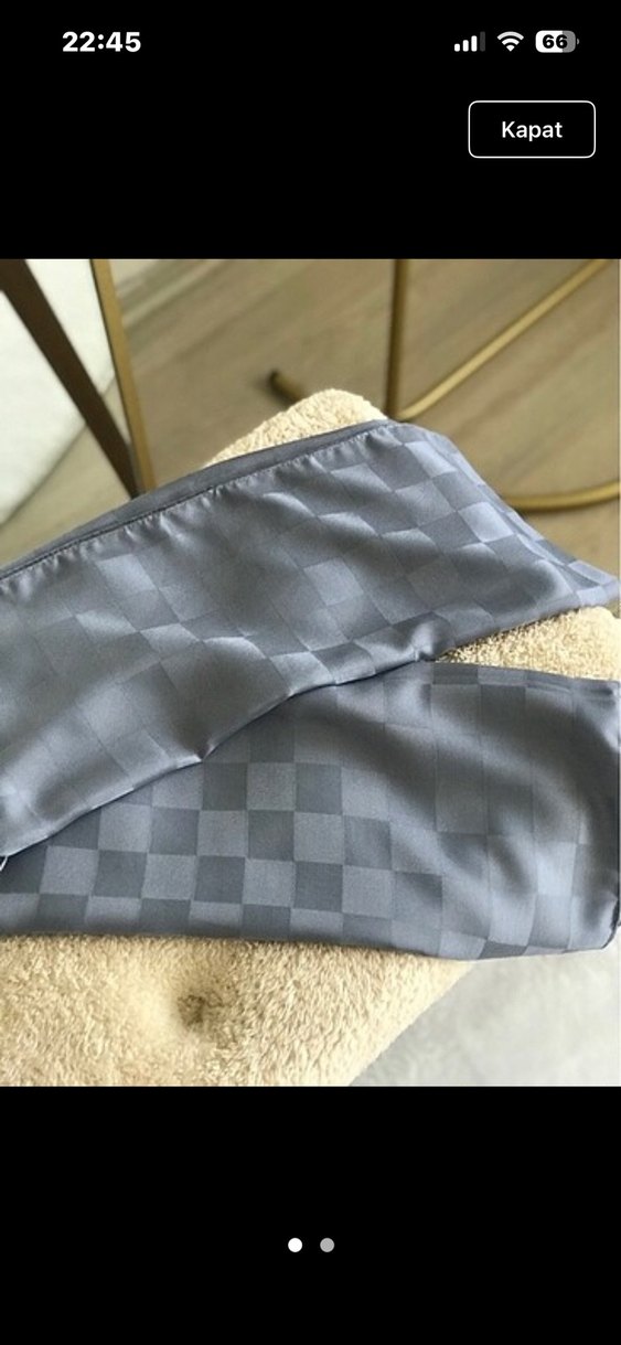 Gri Drapeli Kadın Şal - Görsel 2