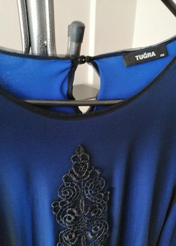 Üstü tül detaylı abiye tunik.. - Görsel 2