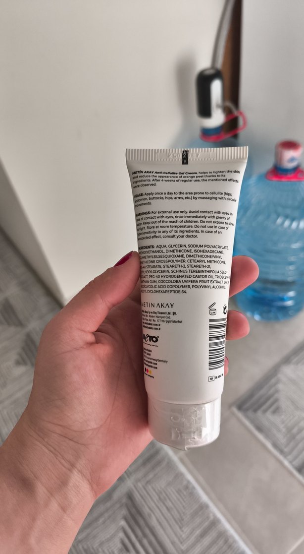 Metin Akay Anti-Cellulite Jel Krem 100ml - Görsel 3