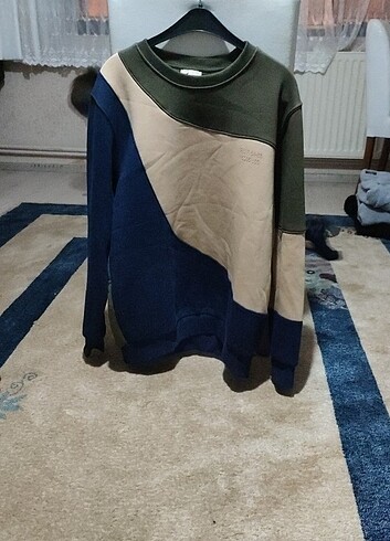 Altın yıldız erkek sweatshirt 