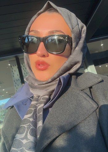 Renk renk yün ipek Detaylı Kadın Şal - Görsel 2