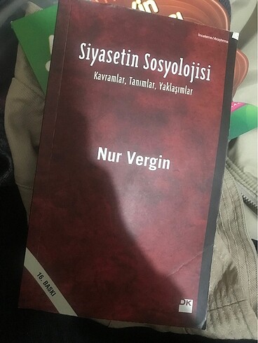 siyasetin sosyolojisi nur vergin