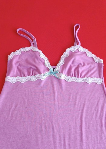 Marks & Spencer Pembe Straplez Midi Kadın Gecelik