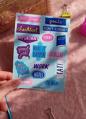 Planner sticker 