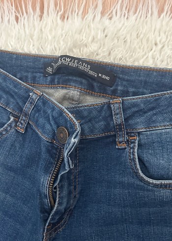 Kadın Lacivert Midi Kot Pantolon - Görsel 3