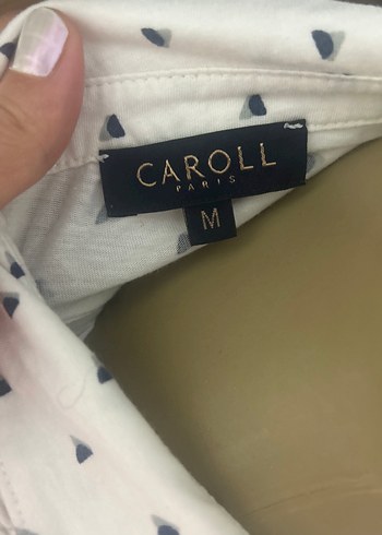 Düğmeli V Yakalı Beyaz Kadın Gömlek - Görsel 4