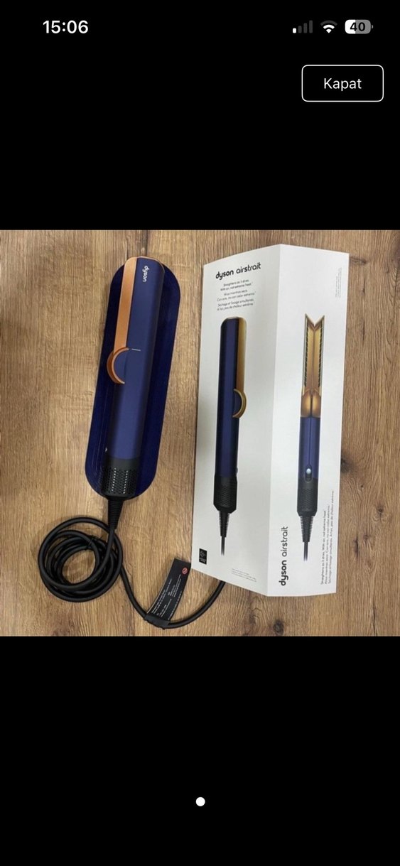 Dyson Airsrait Mavi Saç Düzleştirici - Görsel 3
