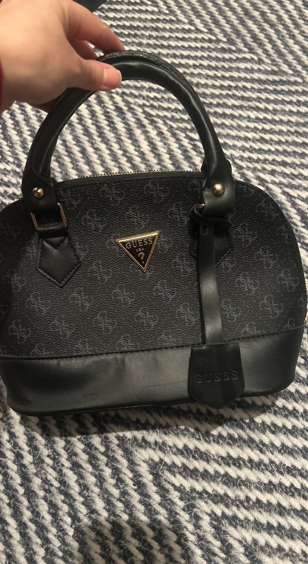 Guess Kadın Siyah Deri Çanta - Görsel 2