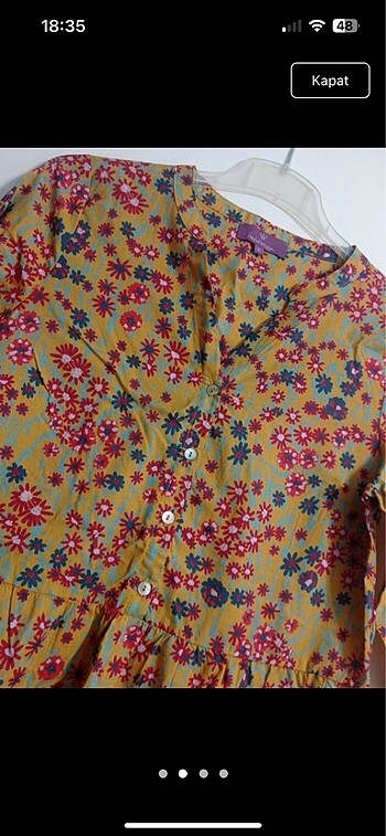 American Vintage Sari çiçekli elbise