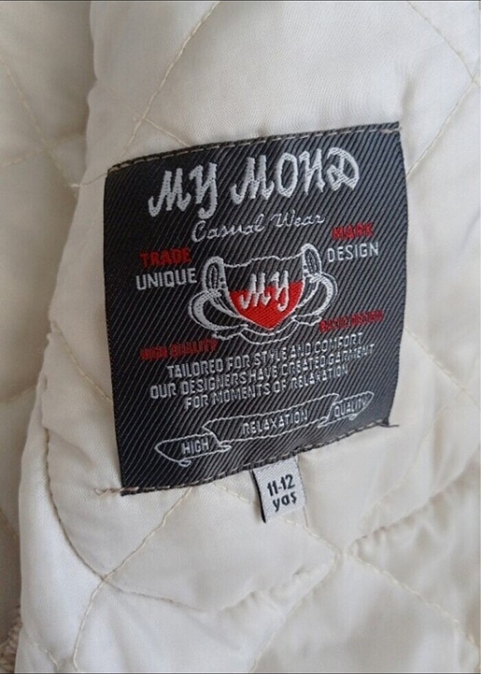 Kapitone mont 10 /11 yaş - Görsel 2