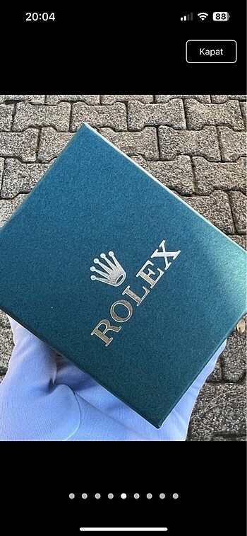 Rolex saat 18 k altın kaplama - Görsel 4