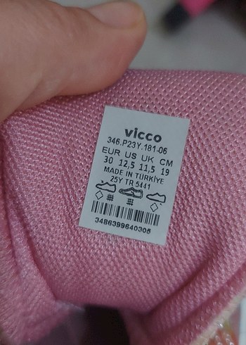 30 Beden çeşitli Renk Kız Çocuk Renkli Spor Ayakkabı Vicco