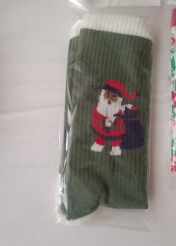 kadin Çocuk Çok Renkli Baskılı Çorap Seti - Görsel 4