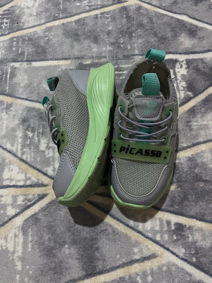 Kız Çocuk Gri Spor Ayakkabı - Görsel 5