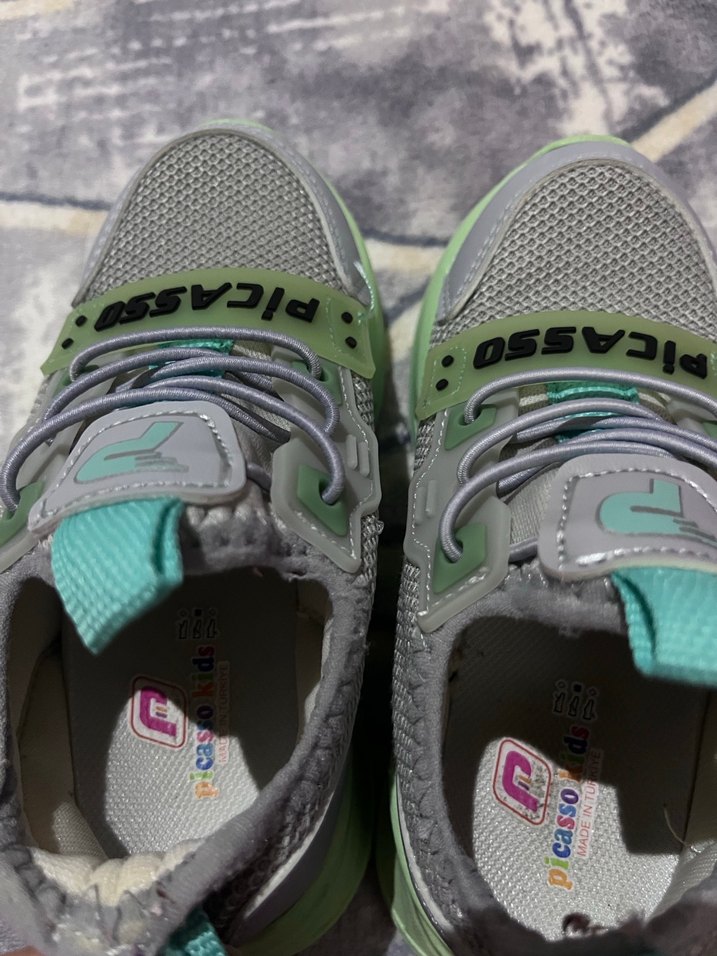 Kız Çocuk Gri Spor Ayakkabı - Görsel 3