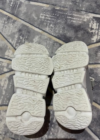 Kız Çocuk Gri Spor Ayakkabı - Görsel 5