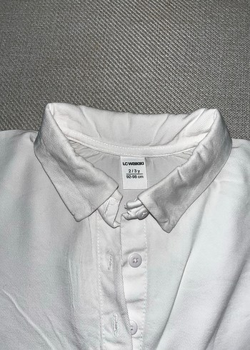 Kısa Kollu Beyaz Keten Gömlek - Görsel 2