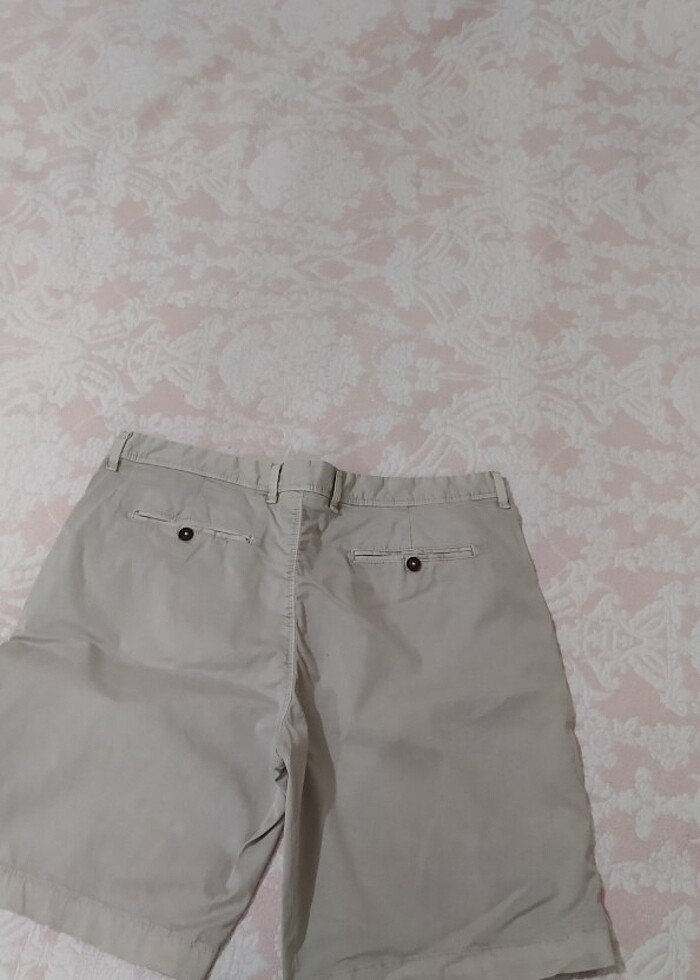 Lufian erkek şort yeni bej rengi - Görsel 3