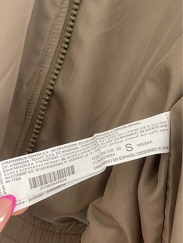 s Beden Stradivarius Bomber Ceket