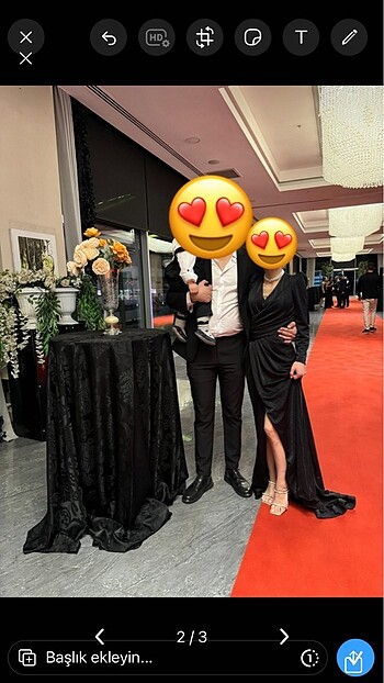 Diğer Siyah Abiye kruvaze