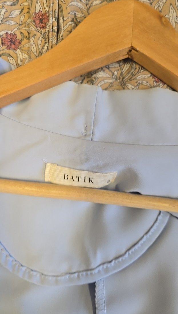 batik bebek mavisi ceket - Görsel 2