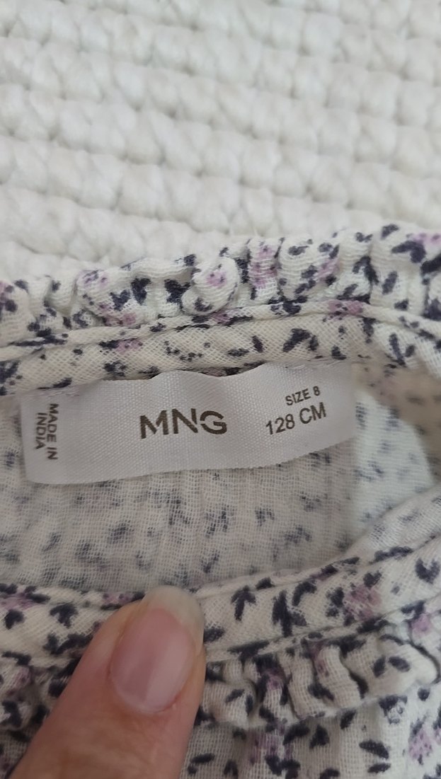 mango kız çocuk bluz gömlek - Görsel 3