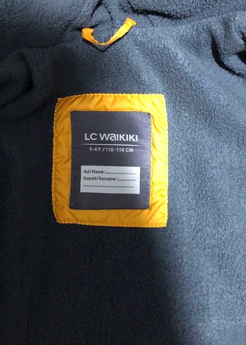 Sarı Kapüşonlu Fermuarlı Erkek Çocuk Mont - Görsel 4