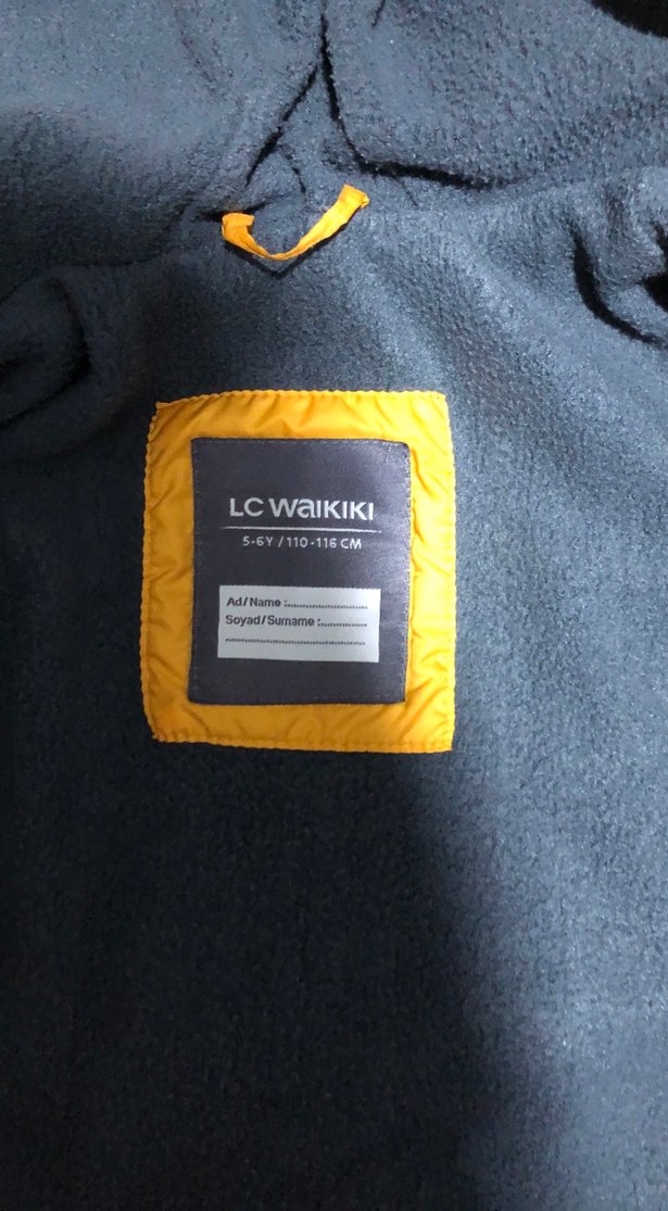 Sarı Kapüşonlu Fermuarlı Erkek Çocuk Mont - Görsel 4