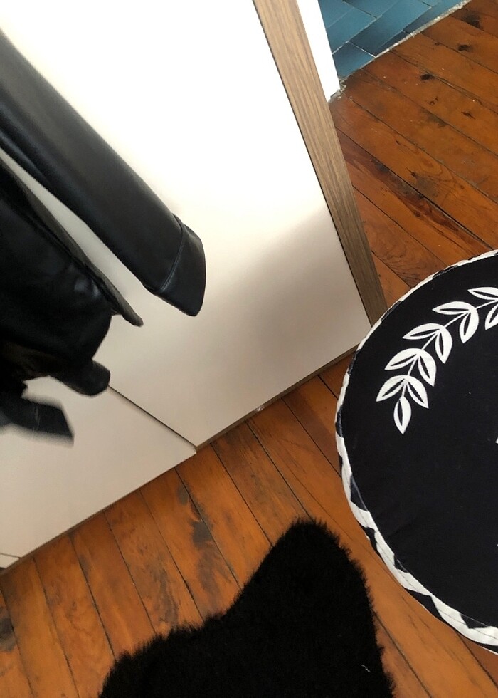 Derı ceket oversıze - Görsel 2