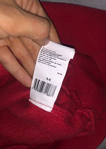 5 Yaş Beden kırmızı Renk Çocuk sweatshort mavi