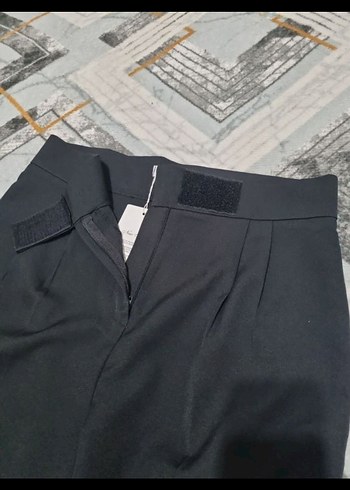 42 Beden siyah Renk Bohem Tarzı Nakışlı Triko Kumaş Kadın Pantolon