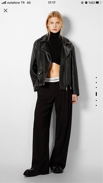 Bershka deri ceket