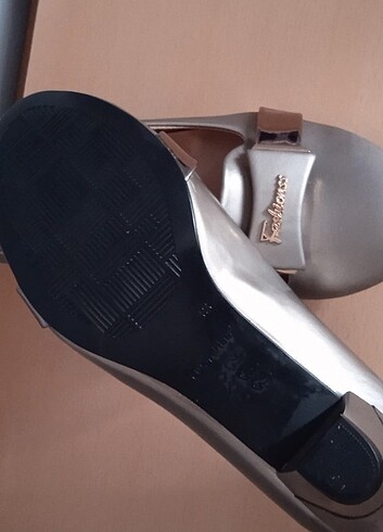 Kısa topuk bayan klasik ayakkabı  - Görsel 6