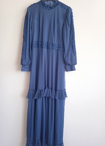 Şık tül elbise - Görsel 5